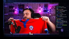 ¡Con la camiseta de la Roja! El saludo de Ibai Llanos para Chile