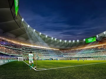 El presidente del Real Betis Balompié expuso en la Junta General Ordinaria de Accionistas que el nuevo estadio tendrá 3.600 asientos VIP y una capacidad de 60.000 espectadores.