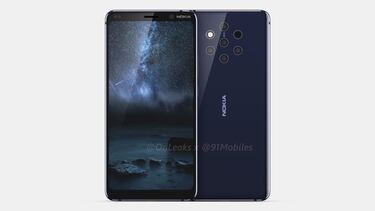 El diseño del Nokia 9 y su cámara de 5 lentes en este vídeo
