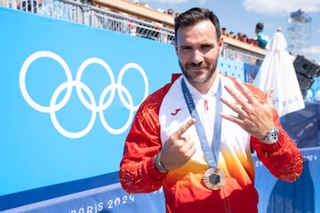 Saúl Craviotto, seis medallas olímpicas con el bronce en París.