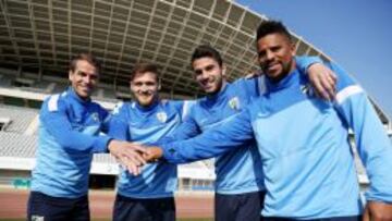 UNIDAD. Duda, Antunes, Ferreira y Eliseu posaron para AS.