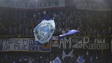 Hinchas de Millonarios.