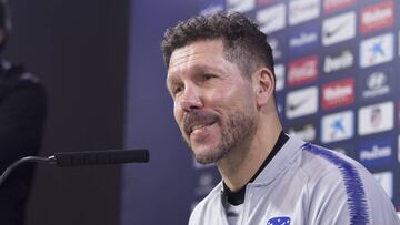 04/12/18 RUEDA DE PRENSA DE SIMEONE ENTRENADOR DEL ATLETICO DE MADRID 