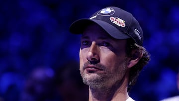 Tennis - ATP Finals - Pala Alpitour, Turin, Italy - November 15, 2023 Juan Carlos Ferrero, coach of Spain's Carlos Alcaraz before his group stage match against Russia's Andrey Rublev REUTERS/Guglielmo Mangiapane