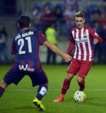 Griezmann con Saúl Berjón.