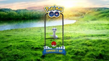 Arte oficial del D&iacute;a de la Comunidad Cl&aacute;sico: So&ntilde;ando con Dratini en Pok&eacute;mon GO