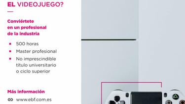 Anunciado un nuevo Máster de Videojuegos en EBF Coruña