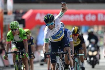 Alejandro Valverde gana la última etapa por delante de Jarlinson Pantano. Además, conquista su segunda Volta a Catalunya.