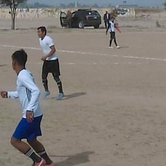 Oribe Peralta jugó una 'cascarita' en Coahuila