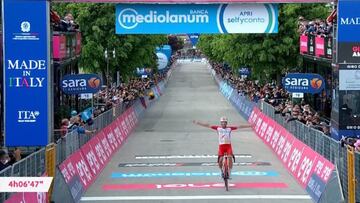 Resumen de la 8ª etapa del Giro: Foggia - Guardia Sanfromondi