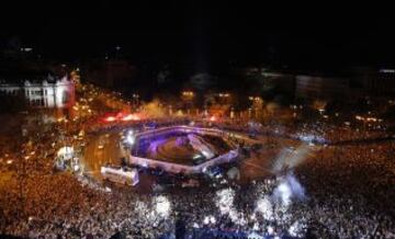 Las celebraciones del campeón