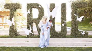 Khloe Kardashian mete 'el cielo' en su casa por el cumpleaños de su hija True