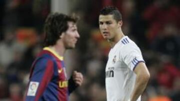 <b>PULSO. </b>Messi y Cristiano tuvieron su particular duelo en el Clásico.