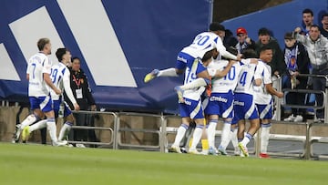 27/04/25 PARTIDO SEGUNDA DIVISION
REAL ZARAGOZA - SD HUESCA
gol 1-0 arriaga ALEGRIA