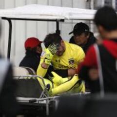 Garcés se retiró entre lágrimas tras luxación en el hombro