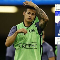 Daniela Ospina apoya a James y manda un mensaje subliminal