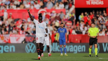 Batista Mendy, ante el Oviedo.