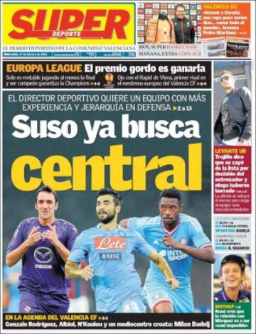 Portadas de la prensa mundial