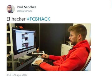 Las redes sociales bromean sobre el hackeo al Barça