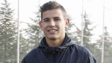 Lucas Hernández, en Majadahonda.