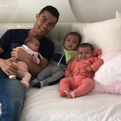 La ironía de Cristiano: "Estoy preso de estos bebés lindos"