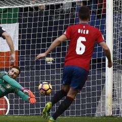 Así fue el nuevo paradón de Oblak en un penalti: inmenso