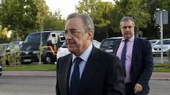 La comida previa al derbi acabó mal: Florentino se fue enfadado