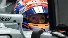 Grosjean en el Haas.