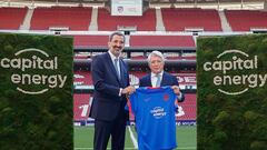 Presentaci&oacute;n del acuerdo en el Wanda Metropolitano.