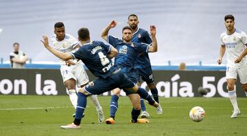 Rodrygo marca el 1-0 al Espanyol. 