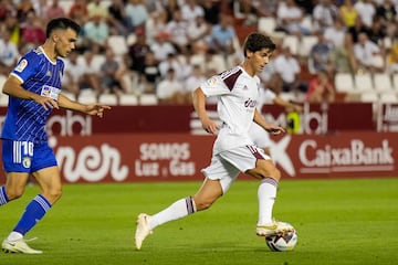 Riki, la brújula del Albacete, vistió antes la camiseta del Racing.