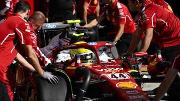Lewis Hamilton (Ferrari SF-25). Monza, Italia. F1 2025.