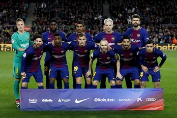 Equipo del Barcelona.