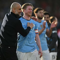 De Bruyne, Guardiola: todo tarde y mal