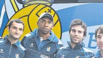 <b>AS LES JUNTÓ. </b>De izquierda a derecha, Cifuentes, Viáfara, Garrido y López Rekarte.