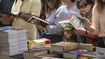 Feria del libro en Barcelona.