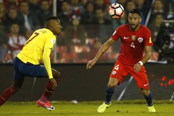 Chile - Ecuador, en imágenes