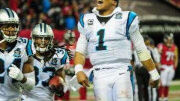 Cam Newton, cara de los Carolina Panthers.