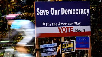 Polling shows both sets of voters believe democracy is at threat if the other wins the midterms, but there are more pressing issues for voters.