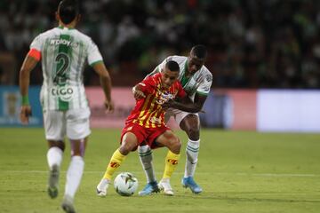 Atlético Nacional derrotó al Deportivo Pereira en la primera fecha de la Liga BetPlay I-2020. Los goles del triunfo verde fueron obra de Jarlan Barrera y Jefferson Duque.