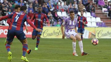 El Levante se pasea por Zorrilla y golea al Valladolid