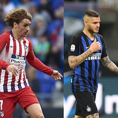 Dybala e Icardi serían los relevos de Griezmann en el Atleti