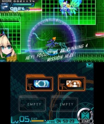 Captura de pantalla - Azure Striker Gunvolt 2 (3DS)