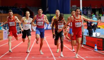 El atleta murciano realizó una prodigiosa carrera para llevarse el título en el 800 de Belgrado con 1:46.20. 