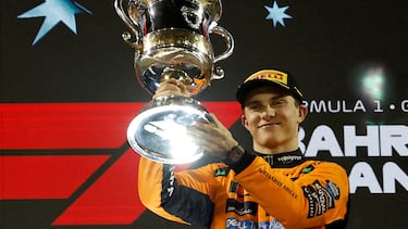 Oscar Piastri celebra su tercera victoria de la temporada con McLaren en la F1.