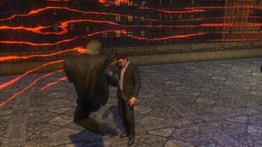 El combate en Frame City Killer