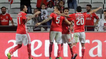Con Raúl Jiménez de cambio, Benfica venció a Pacos Ferreira