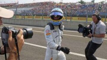 Alonso durante esta temporada con McLaren Honda. 