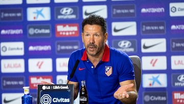 Simeone, sobre el calendario: “A nadie le importará cuando acabe cada partido...”