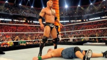 WrestleMania 28. The Rock derrotó a John Cena